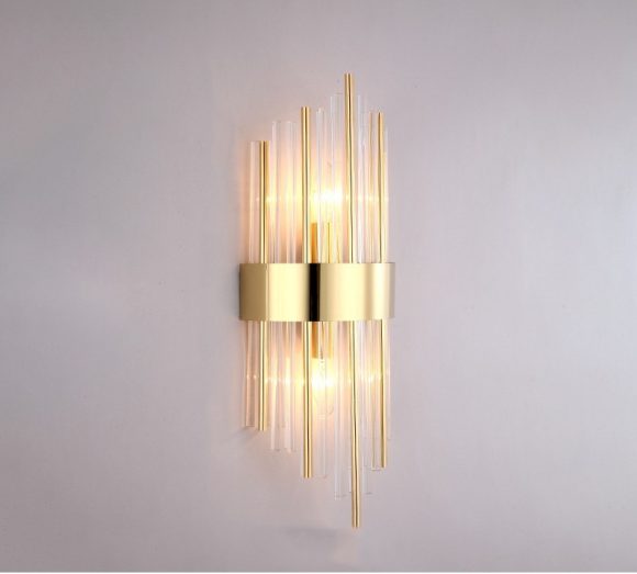 Modern Living Room Light Luxury Crystal Creative Wall Lamp - Image 9