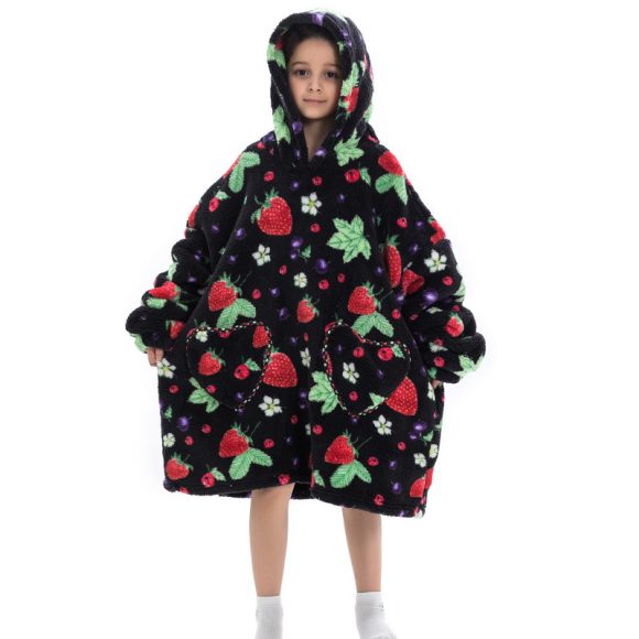 Oversized Thermal Sweatshirt Lazy Sweatshirt Kids - Image 8