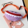 Cartoon Children's Canvas Embroidered Crossbody Bag - Image 4