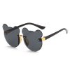 Cat Ear Kids Sunglasses Frameless Shape - Image 5