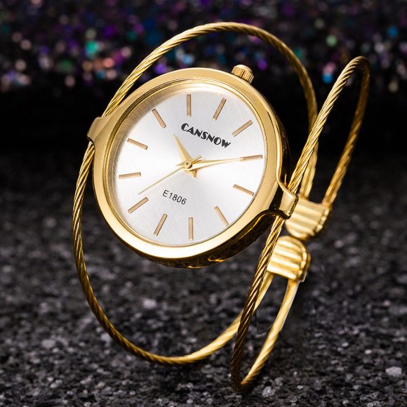Starry Sky Simple Design Women's Steel Wire Bracelet Watch - Image 3