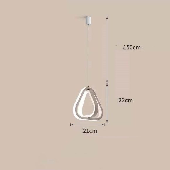 Bedside Chandelier Bedroom Dining Room Bar Long Line Single Head - Image 5
