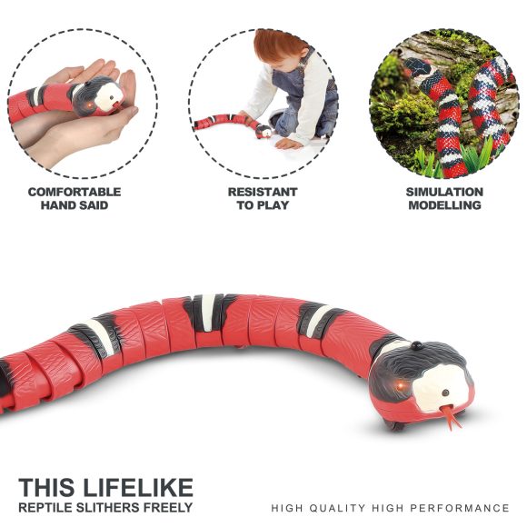 Smart Sensing Interactive Cat Toys Automatic Eletronic Snake Cat Teasering Play USB Rechargeable Kitten Toys For Cats Dogs Pet - Image 8