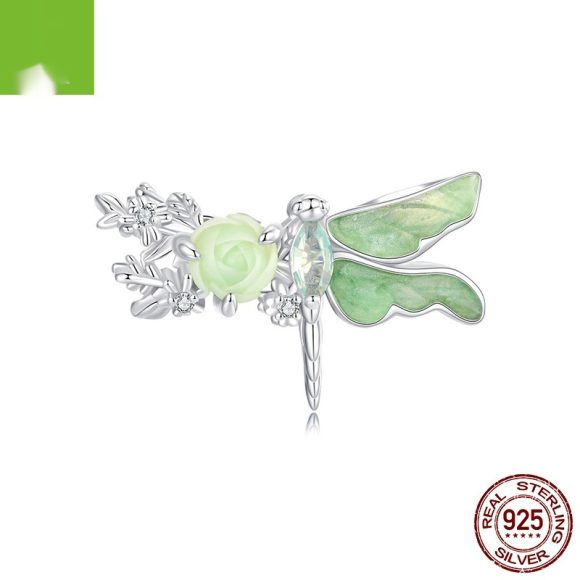 Green Flowers And Insects Series Bracelet String Beads Accessories - Image 7