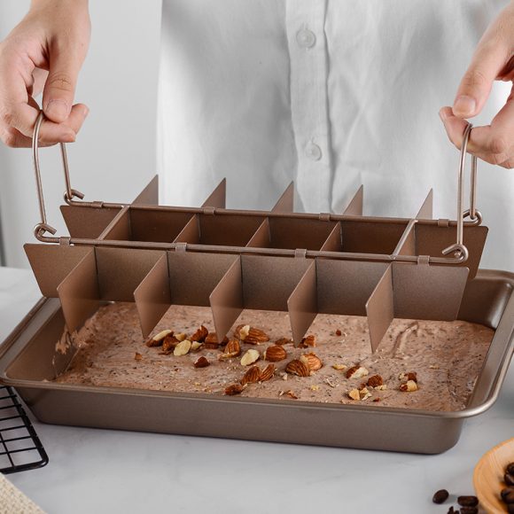 Kitchen Solid Bottom Thickened Square Brownie Pan Home Bakery - Image 3
