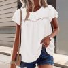 Bohemian Style Top Short Sleeve Summer Loose Shirt