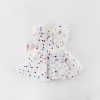 Summer Girls  Baby Hundred Days Clothes Hot Printing Mesh Cotton Triangle Romper - Image 3