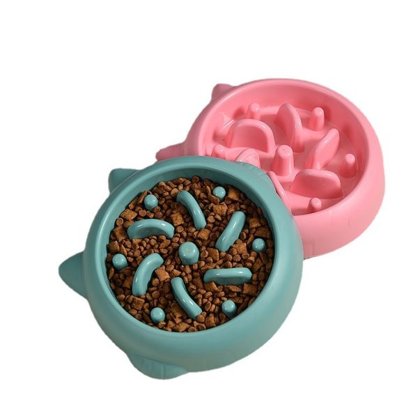 Pet Dog Cat Slow Feeder Bowls Anti Choking Slow Feeder Dish Bowl Home Dog Eating Plate Anti Gulping Bowl Supplies - Image 7