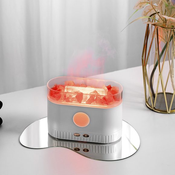 Desktop Atmosphere Lamp Flame Fragrance Humidifier Home Decor - Image 2