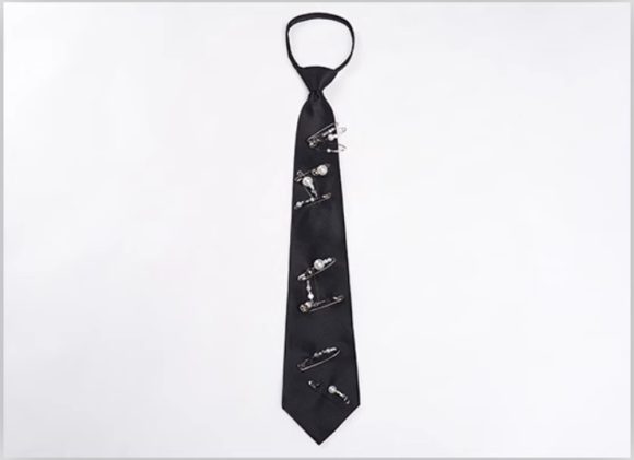 Handmade Pearl Pin Lazy Tie Men's Bow Tie - Image 5