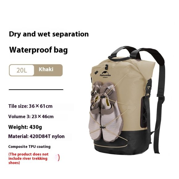 Waterproof Outdoor Dry Wet Separation Backpack - Image 6