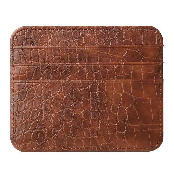 Ultra-thin Double-sided Large Capacity Leather Card Bag - Image 5
