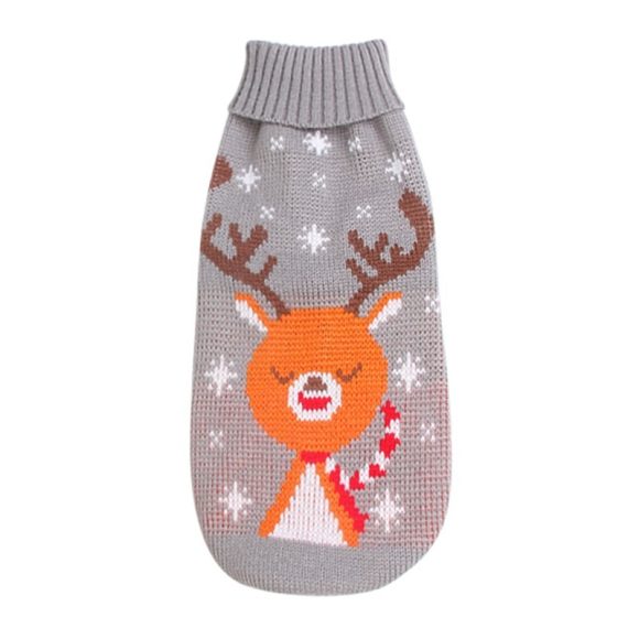 Christmas Turtleneck Knitting Sweater Dog Clothing - Image 10