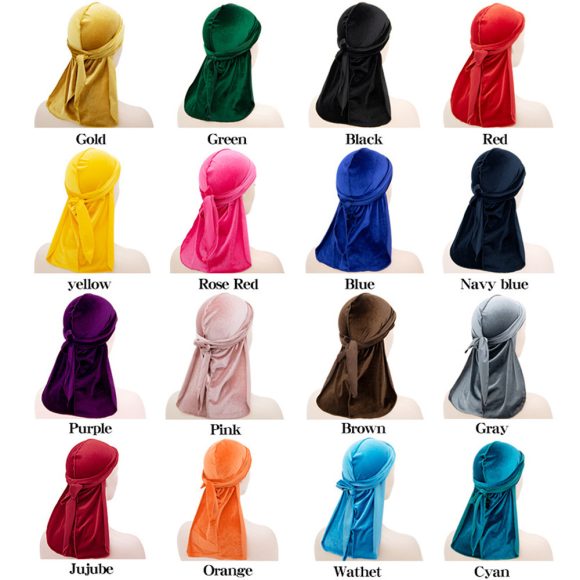 Velvet Long Tail Pirate Hat - Image 2