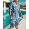 Short Sleeve Foreign Trade Men Leisure Set Suit - Image 9