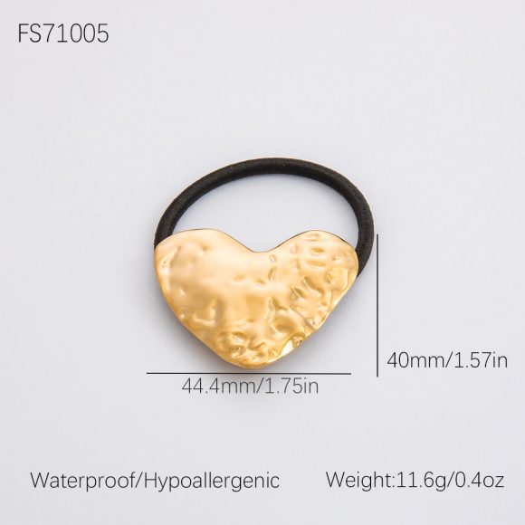 Stainless Steel Flower Style Hair Band Advanced Sense - Image 2