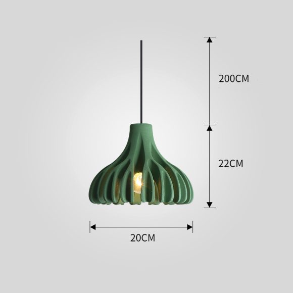 Nordic Dining Room Bedroom Bedside Creative Personality Resin Chandelier - Image 2