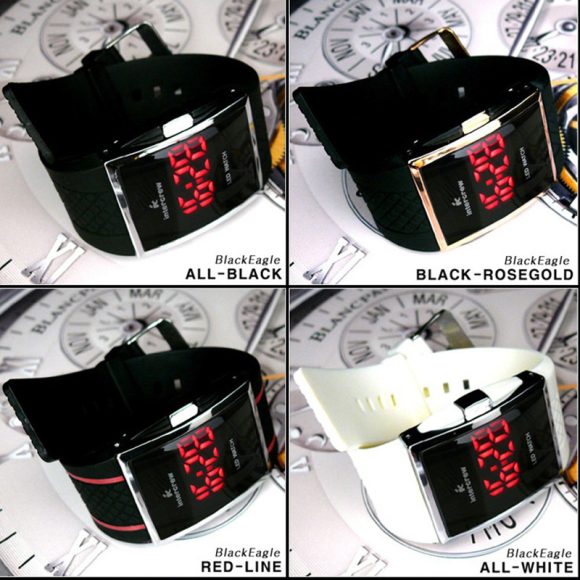 Men's Fashion Silicone Square Sports Watch - Image 8