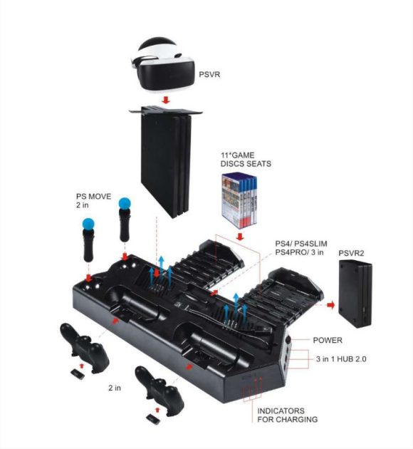 PS4 multi-function charger charger - Image 3