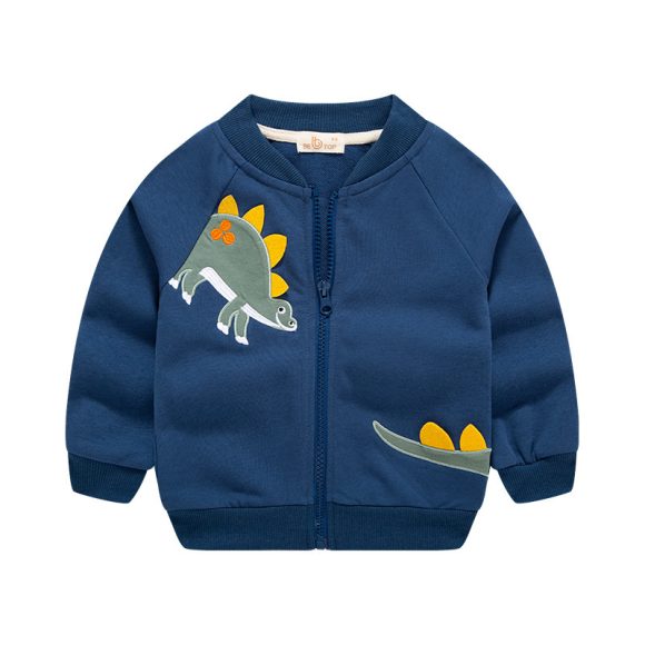 Zipper Shirt Boy Jacket Foreign Style Baseball Uniform Children's Jacket Casual Baby Jacket Cardigan - Image 5