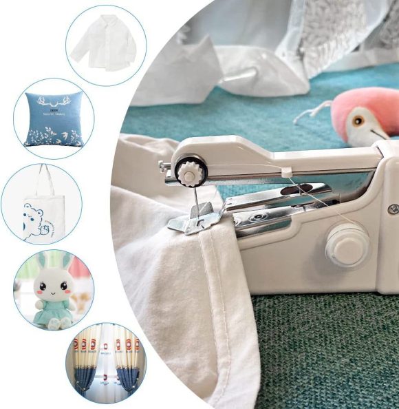 Handheld Electric Sewing Machine Set Black - Image 10