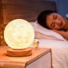 Creative 3D Magnetic Floating Levitating Moon Lamp Touch Control 3 Color Moon Light Lunar Night Light For Home Office Room Decor - Image 9