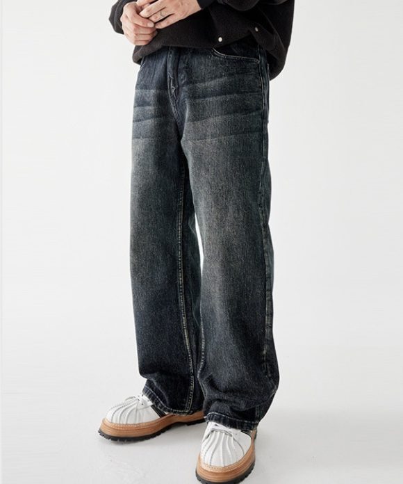 Skinny Long Pants Men's American Mid-waist - Image 2