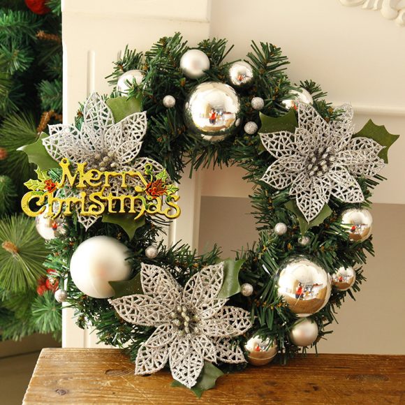Christmas Decorations Christmas Wreath Home Decor For Home Garden Decorations Mall Door Decoration - Image 8