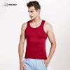 Men's Vest Cotton Slim Fit Sports Bottoming Shirt Breathable Stretch Underwear - Image 5