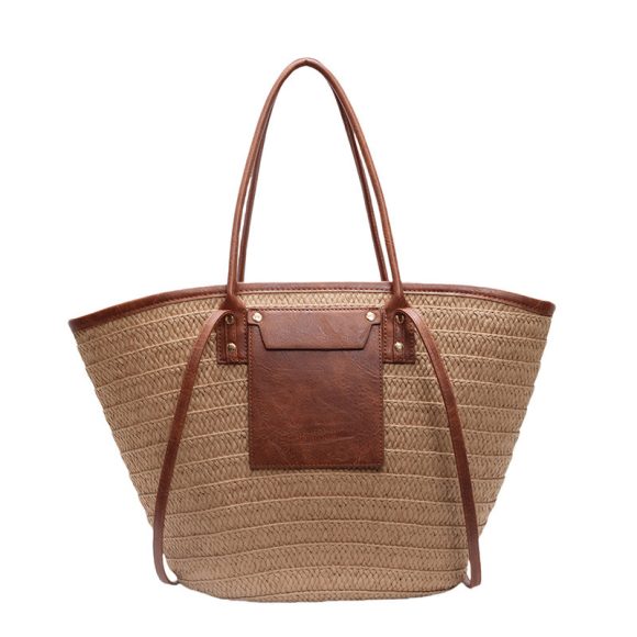 Tote Bag Summer Women's Straw Woven Handbag - Image 2