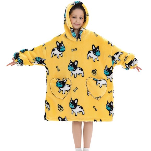 Oversized Thermal Sweatshirt Lazy Sweatshirt Kids - Image 6