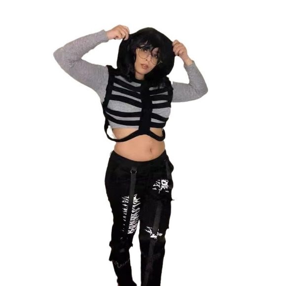 Men's And Women's Wear Skinny Hooded Short Sleeveless Vest - Image 7