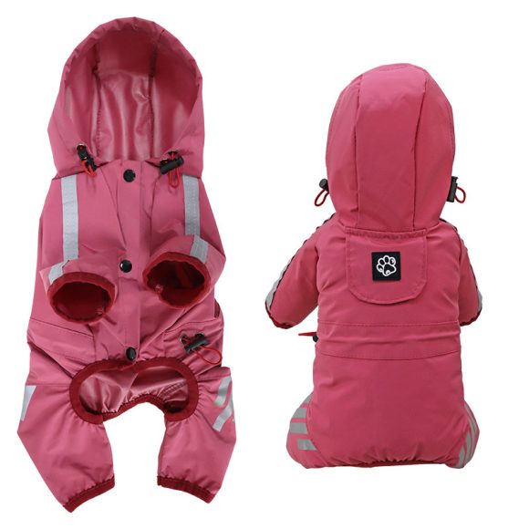 Dog Raincoat Full Package Four Feet Waterproof Rain Cape Pet Products - Image 2