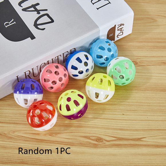 Pet Cat Toy Hollow Out Plastic Bell Interactive Sounding Supplies - Image 3