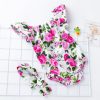 Children's wear, baby, cotton, baby, baby print, small flying sleeves, romper - Image 2