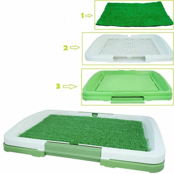 Dog Cleaning Tool Grid Lawn Flat Toilet Dog Potty - Image 2