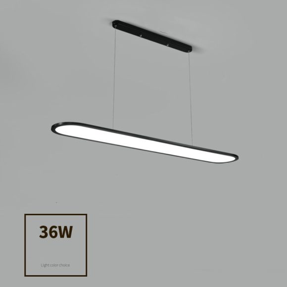 Modern Simple Creative Strip Bar Led Office Lighting Restaurant Chandelier - Image 6