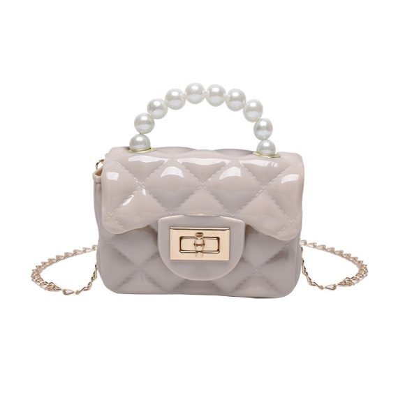 Pearl Hand One-shoulder Crossbody Chain Children's Bags - Image 2