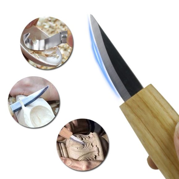 Stainless Steel Wood Carving Knife Art Wood Carving Tool - Image 2