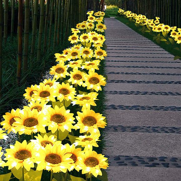 LED Solar Sunflower Lamps Solar Light Decorative Lights - Image 10