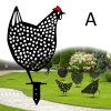 Chicken Yard Art Outdoor Garden Back Yard Gazon Stakes Hen Yard Decor - Image 9