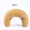 U-shaped Cat Toy Pillow To Protect Cervical Vertebra Pet Sleeping Pillow Soft Sounding Deep Sleep - Image 8