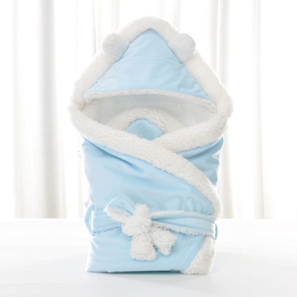 Newborn baby being hugged and swaddled by baby - Image 3