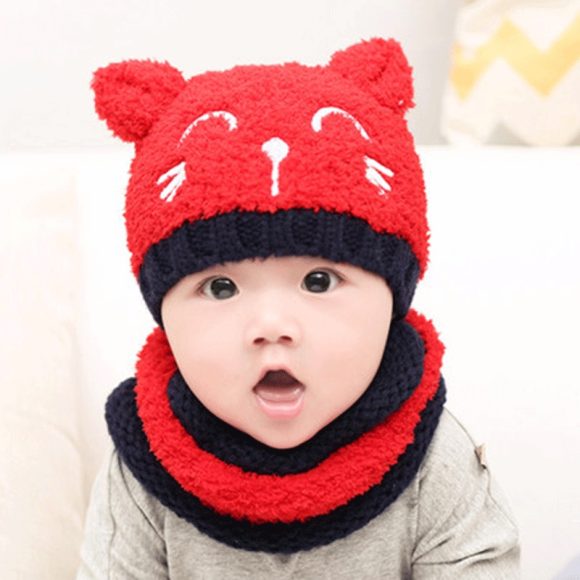 Wool scarf baby hat - Image 3