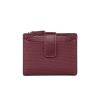 Women's Short Solid Color Leather Wallet - Image 6