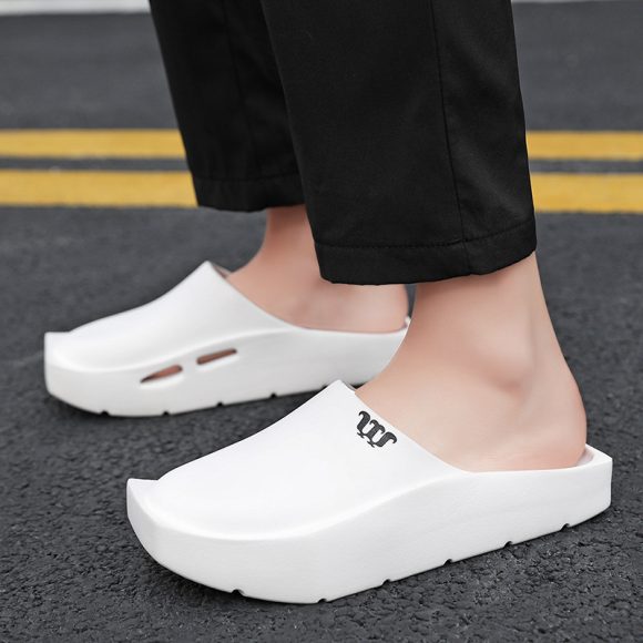 Niche Toe Cap Slipper Men's Casual Platform - Image 3