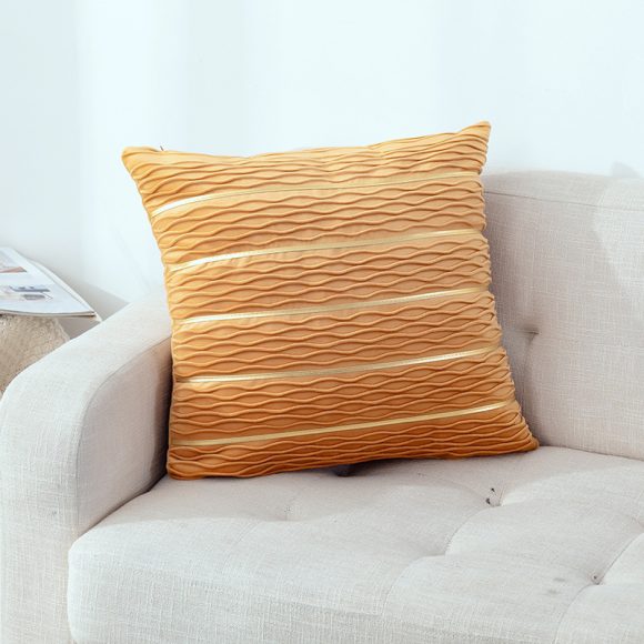 Simple Luxury Striped Velvet Pillow Cover Pillow Cushion Cover Pillow Case Covers for Sofa Flannel Velvet Sofa Cushion Cover - Image 7