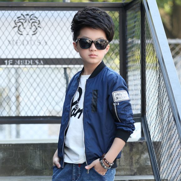 Boy's  Autumn Korean Version Medium And Big Children's Short Jacket - Image 5