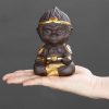Chinese Purple Clay Kung Fu Tea Set Tea Pet Monkey King for Home Tea Tray Decoration Tea Tray Sun Wukong Statues Sculptures - Image 10