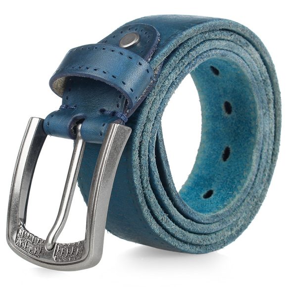 Cowhide Men's Personality Alloy Pin Buckle Trend Belt - Image 4